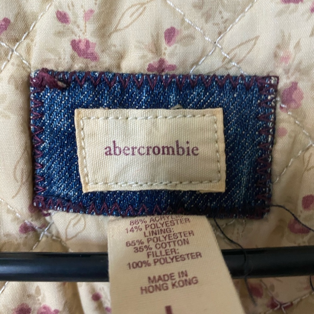 Abercrombie Kids Jeans Button Up Jacket Size Large - Picture 9 of 11